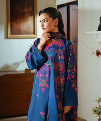 2PC - Printed Silk Lawn - Kross Kulture