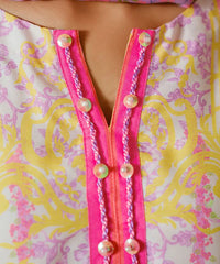 2PC - Printed Silk Lawn - Kross Kulture