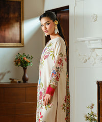 2PC - Printed Silk Lawn - Kross Kulture