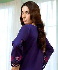 2PC - Embroidered Khaddar Suit - Kross Kulture