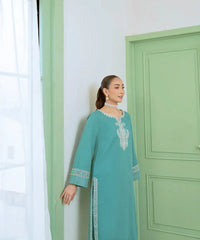 2PC - Embroidered Khaddar Suit - Kross Kulture