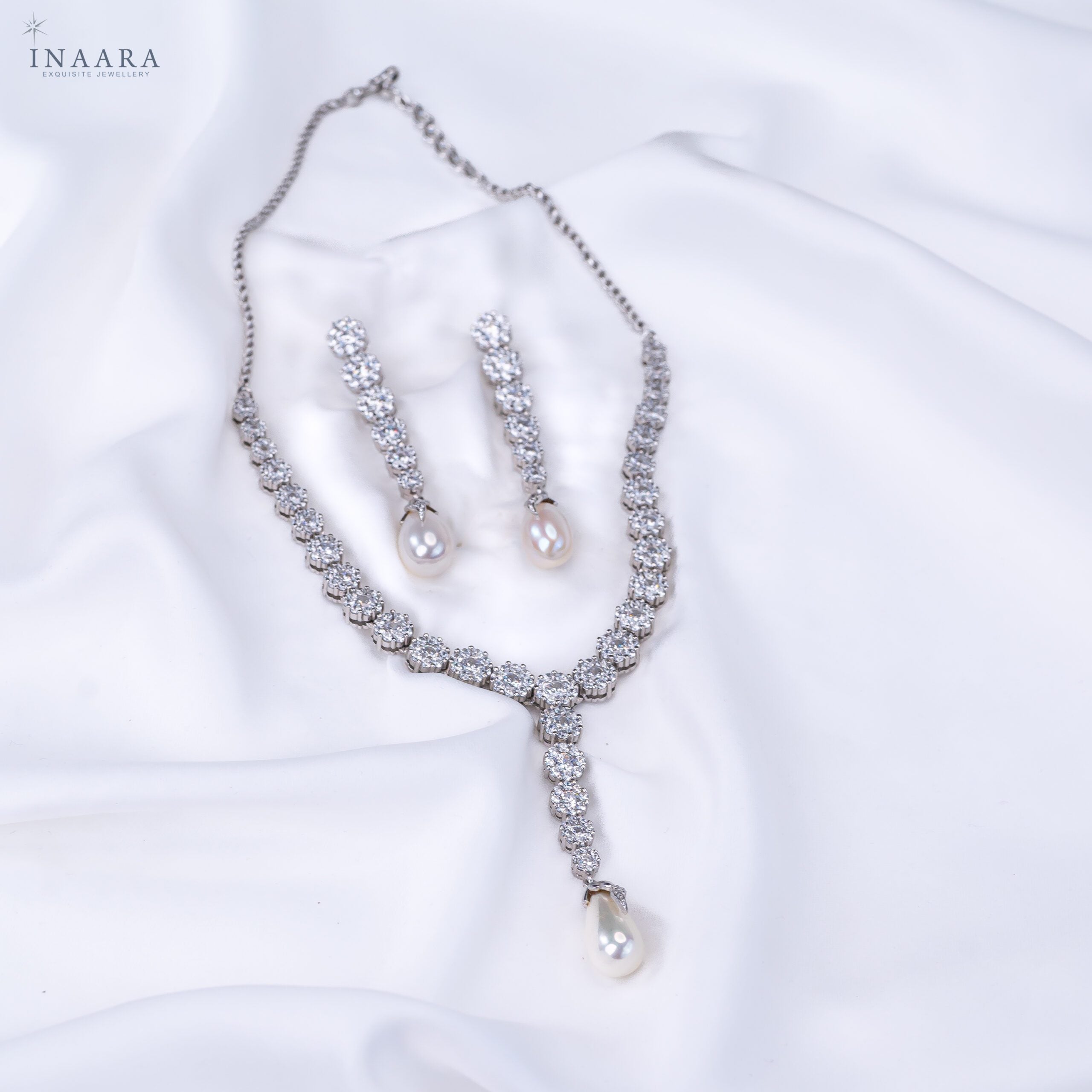 Diamond Style Necklace Set