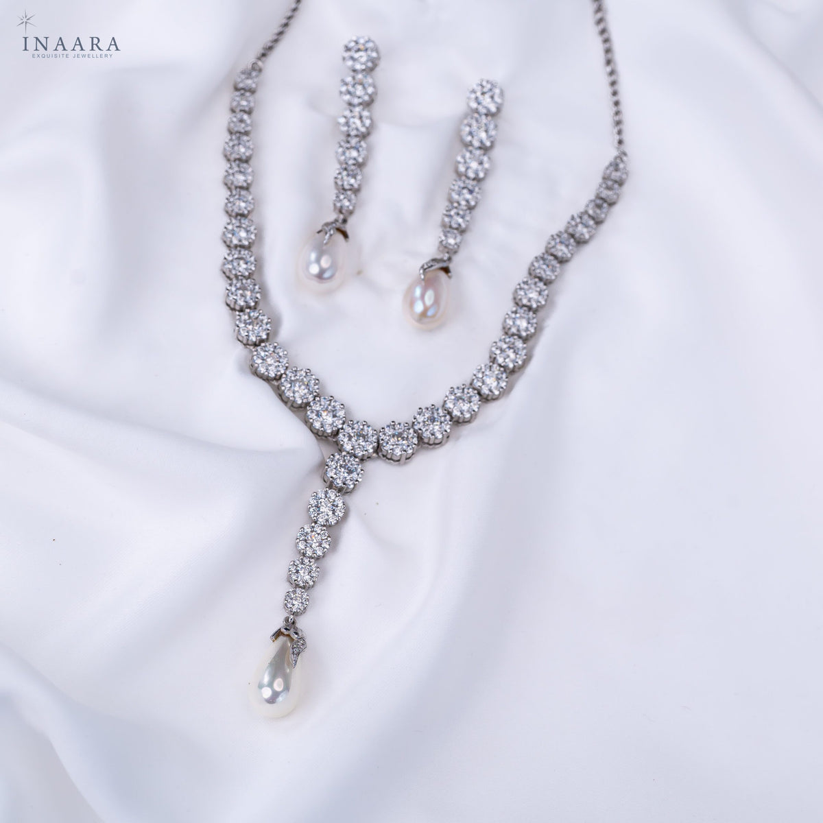 Diamond Style Necklace Set