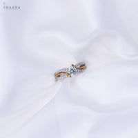 Curve Solitaire Ring