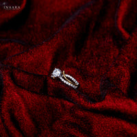 Curve Solitaire Ring