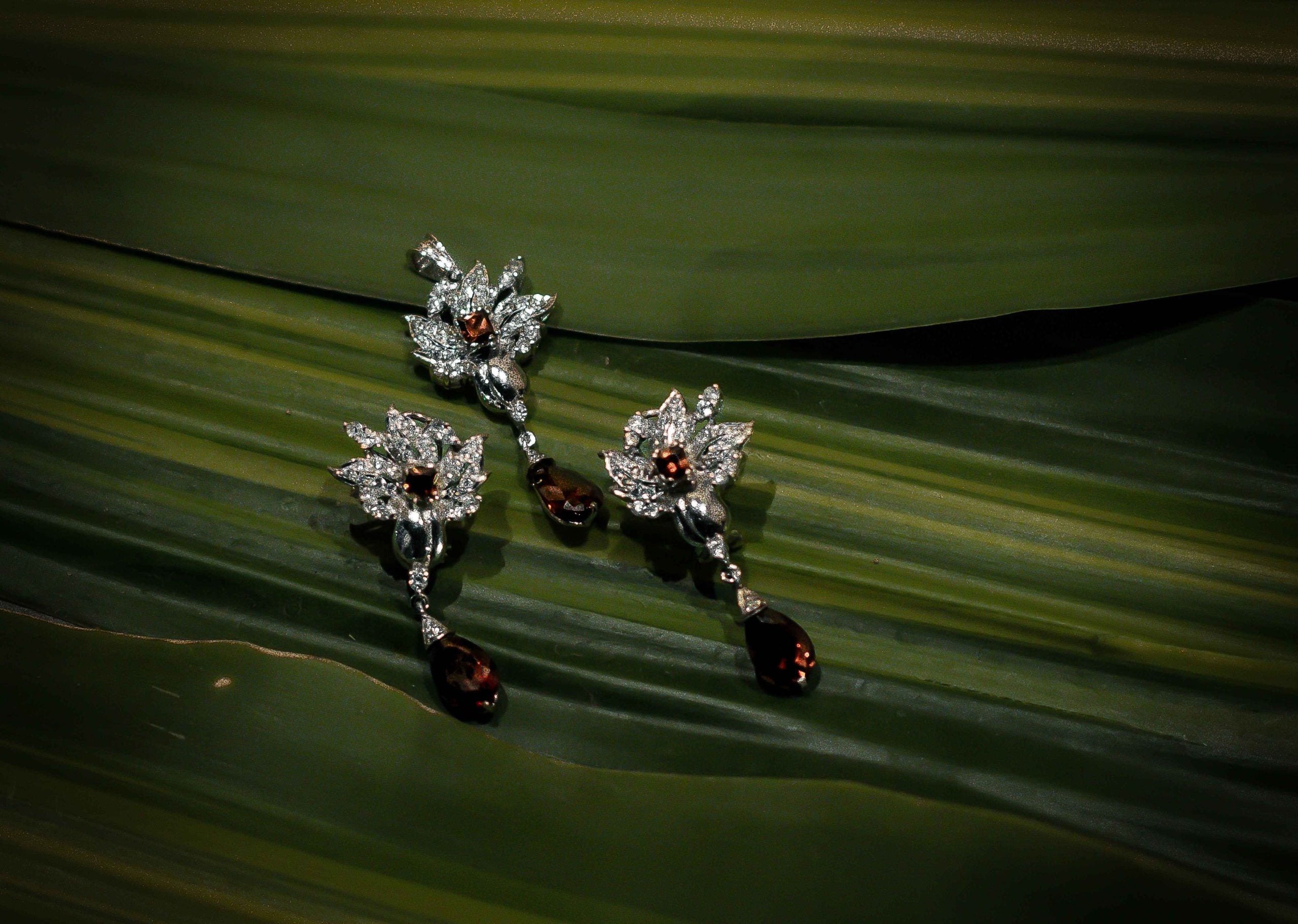 Flower Set - Crystal Brown