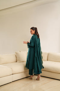 Deep Emerald - Unstitch Luxury Lawn Suit – view 6