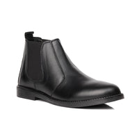 Black Cow Leather Chelsea Boots - Mmall