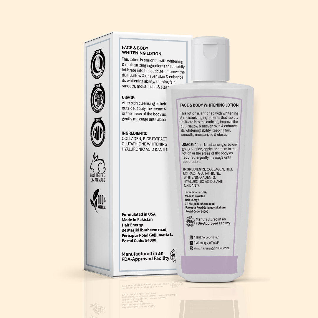 Face & Body Whitening Lotion