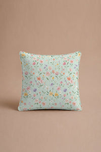 Floral Cipher Percale Cushion Cover