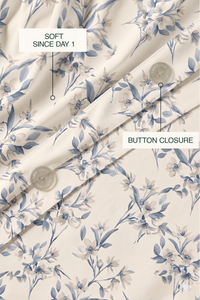 Foraged Flora Sateen Duvet Cover Set – view 2