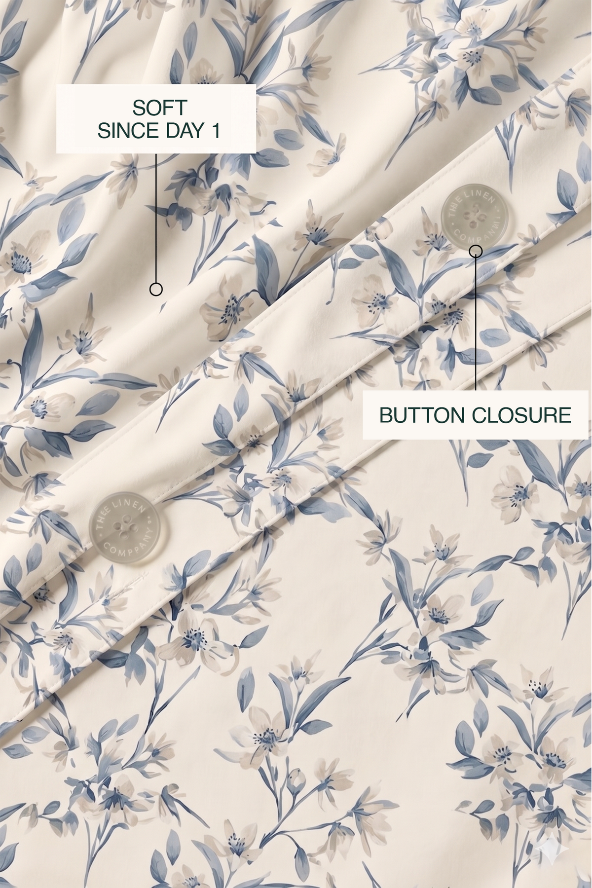 Foraged Flora Sateen Duvet Cover Set – view 2