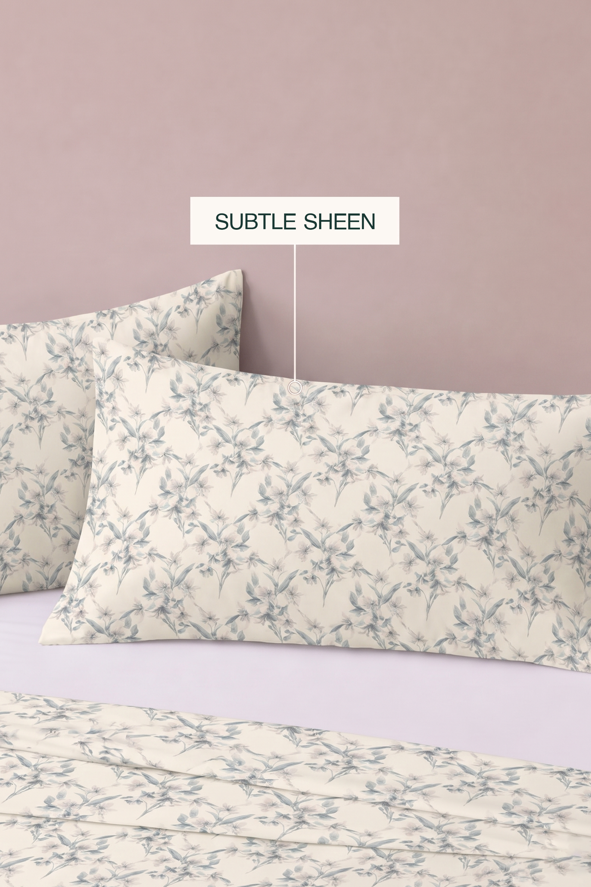 Foraged Flora Sateen Bed Sheet Set – view 4
