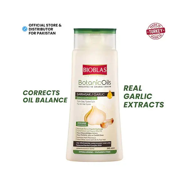 Bioblas - Garlic Shampoo 360Ml - Mmall