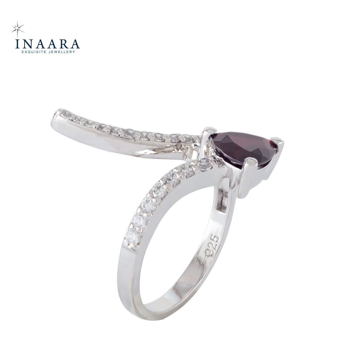 Elegant Garnet Ring
