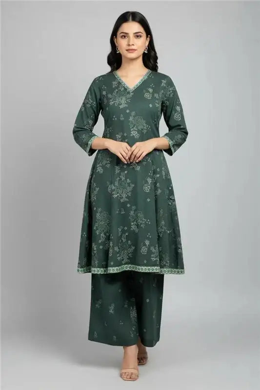 Safwa | Spring Leaf – 2PC Printed Pret (P000628) - Mmall