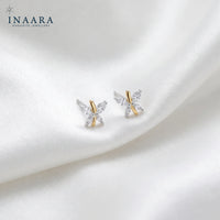 Golden Flutter Studs