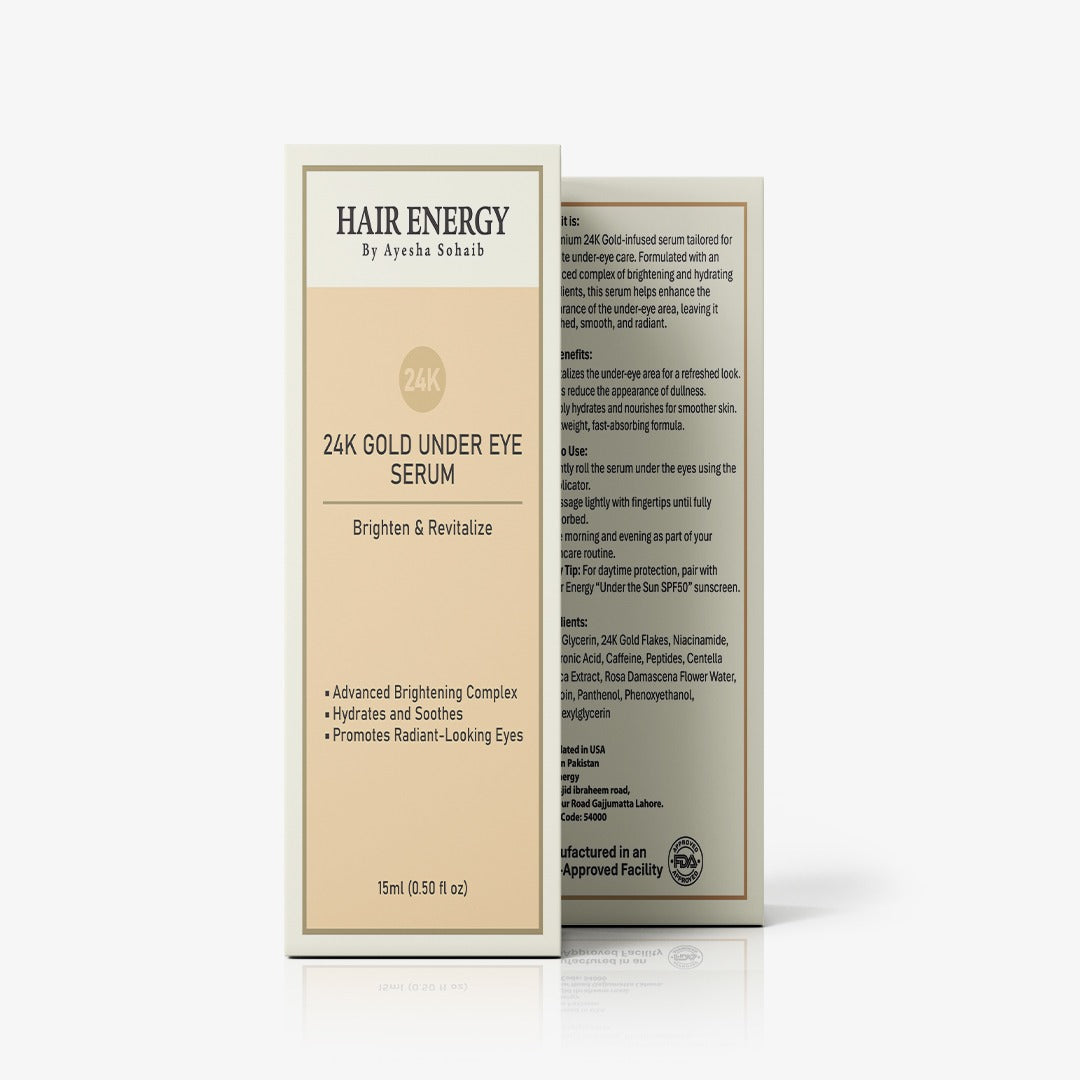 Under Eye Dark Circle Brightening 24K Gold Serum