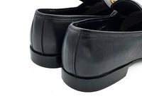 Black Cow Leather Formal Loafer Style - Mmall