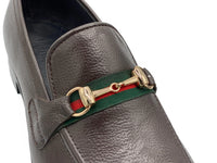 Brown Grain Premium Formal Leather Loafer - Mmall