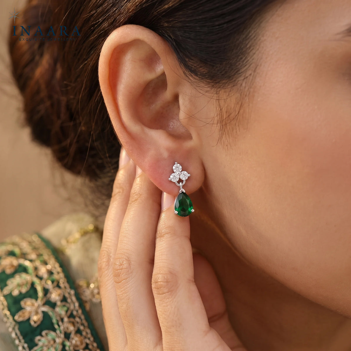 Jade Drop Earrings