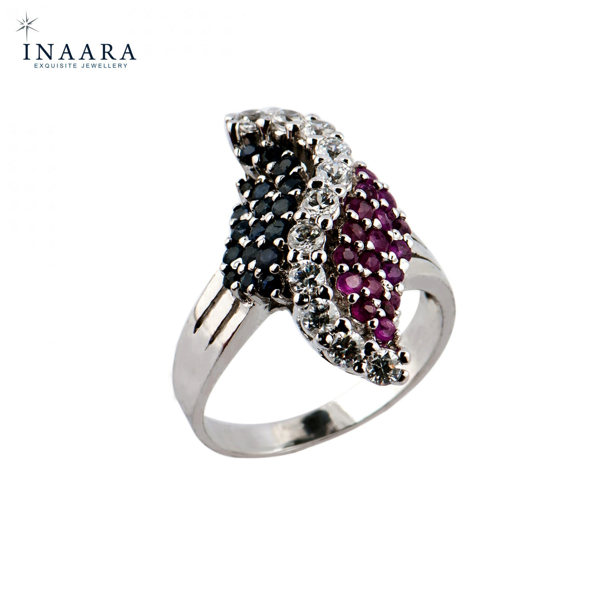 Multi-Colour Leaf Ring 1