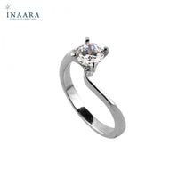 Dancing Solitaire Ring