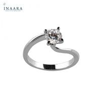 Dancing Solitaire Ring