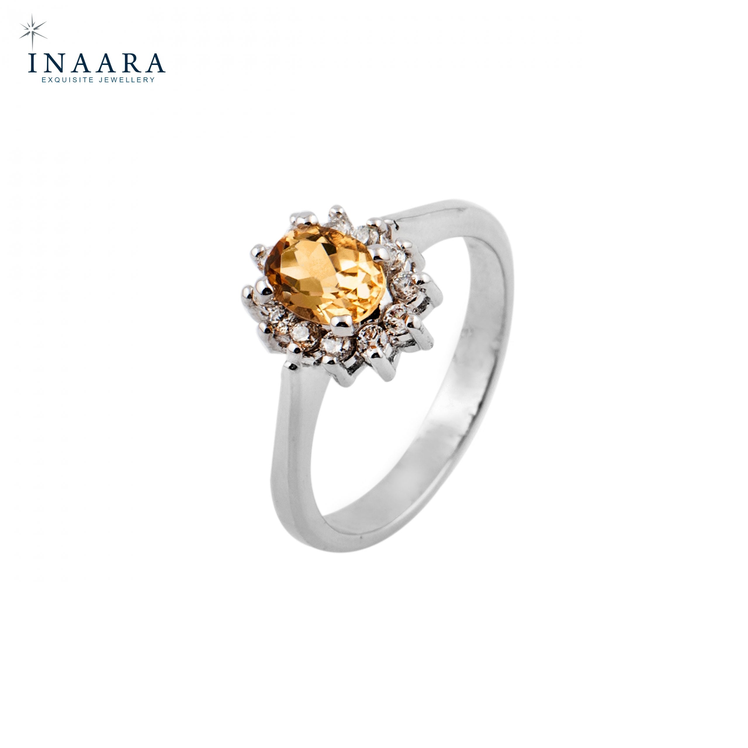 Golden Topaz Ring