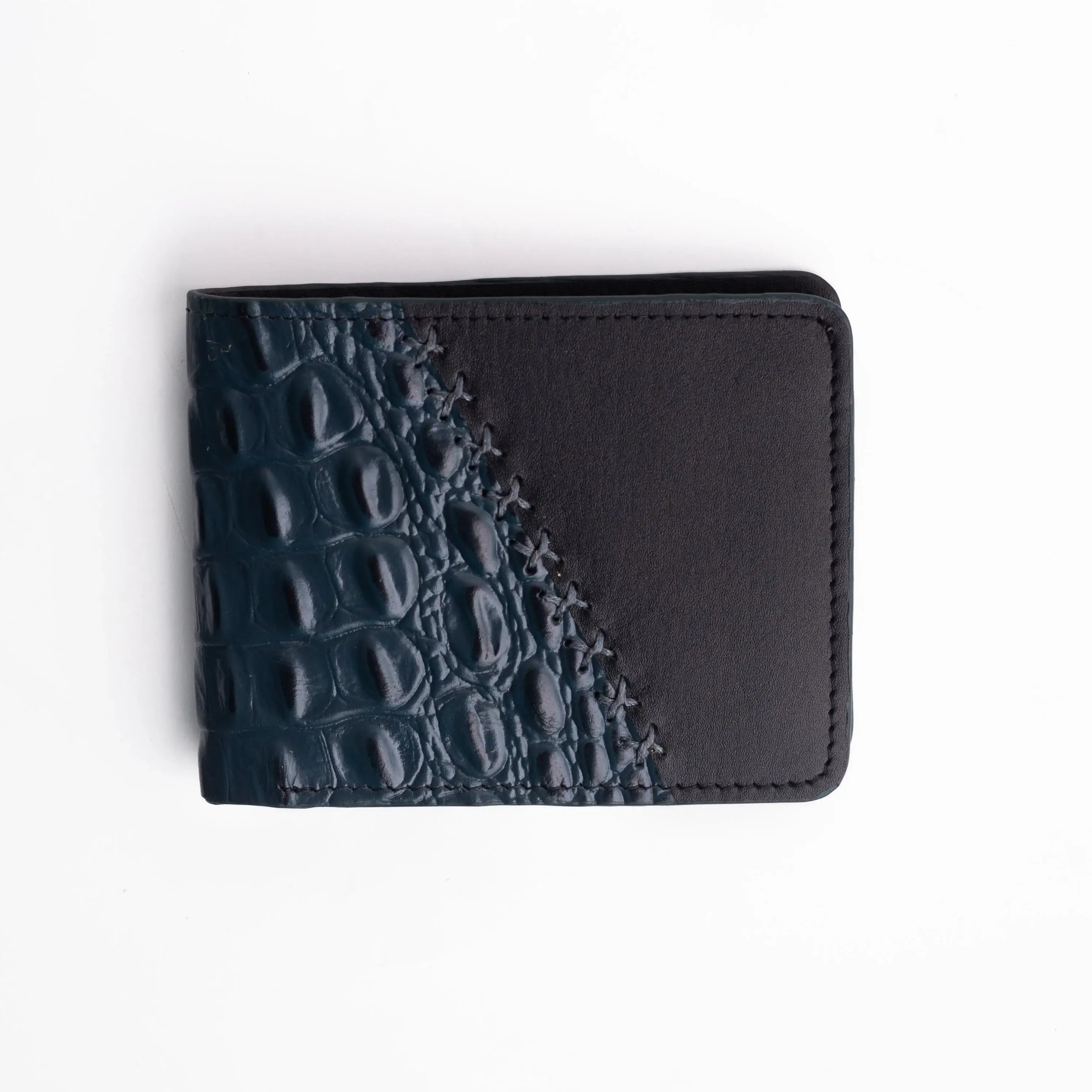 Nirvana Bifold Croc Wallet - Mmall
