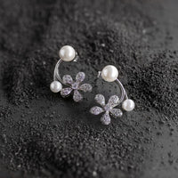 Moonpetal Pearl Earrings