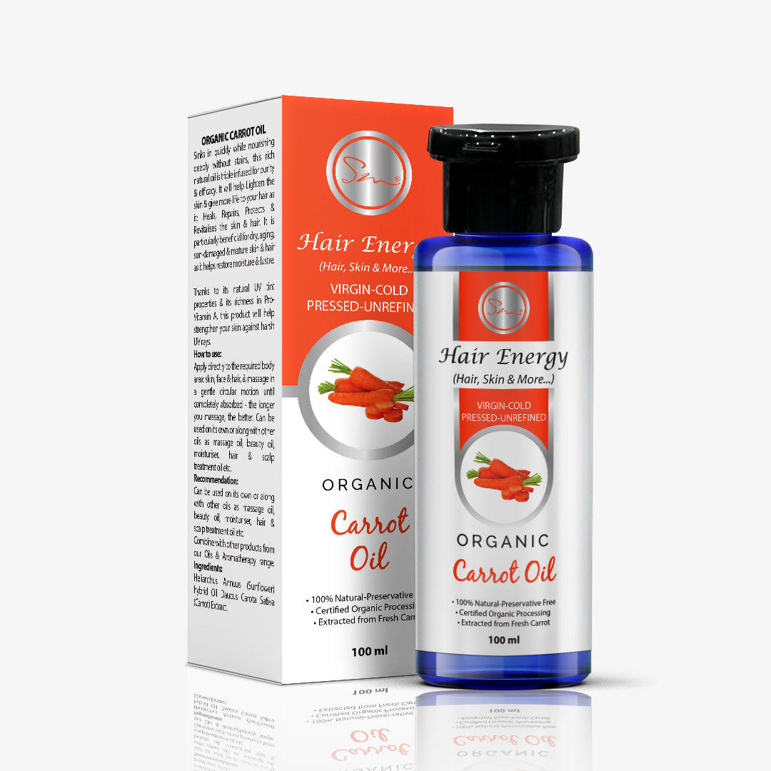 Organic Carrot oil Virgin - cold Pressed Unrefined