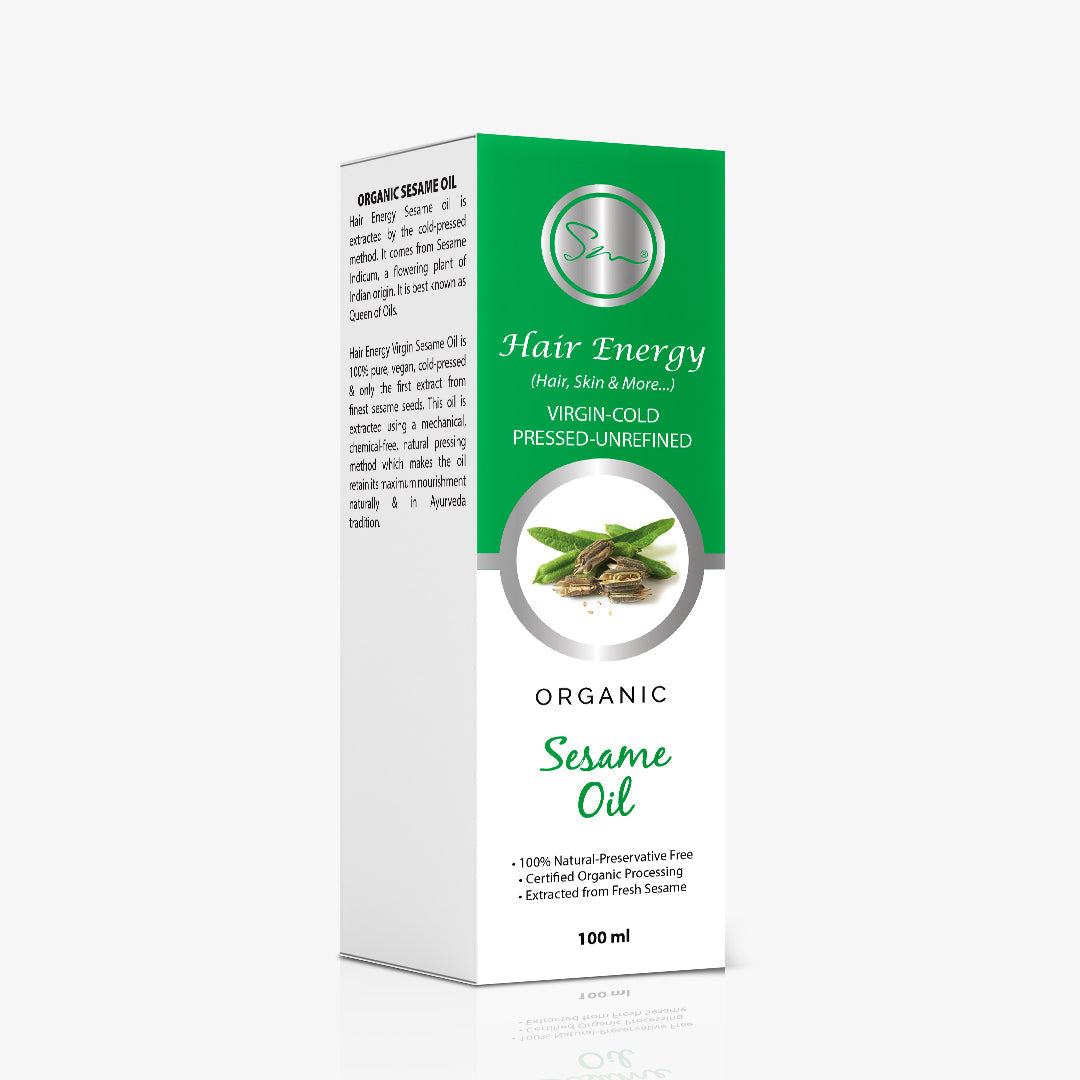 Organic Sesame Oil Virgin - Cold Pressed Unrefined