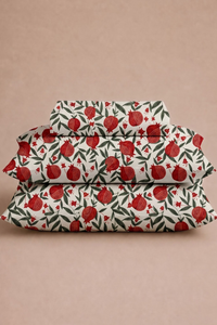 Pomme Noir Sateen Bed Sheet Set