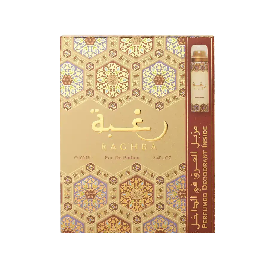 Lattafa Raghba + 50ml Deo Spray - Mmall
