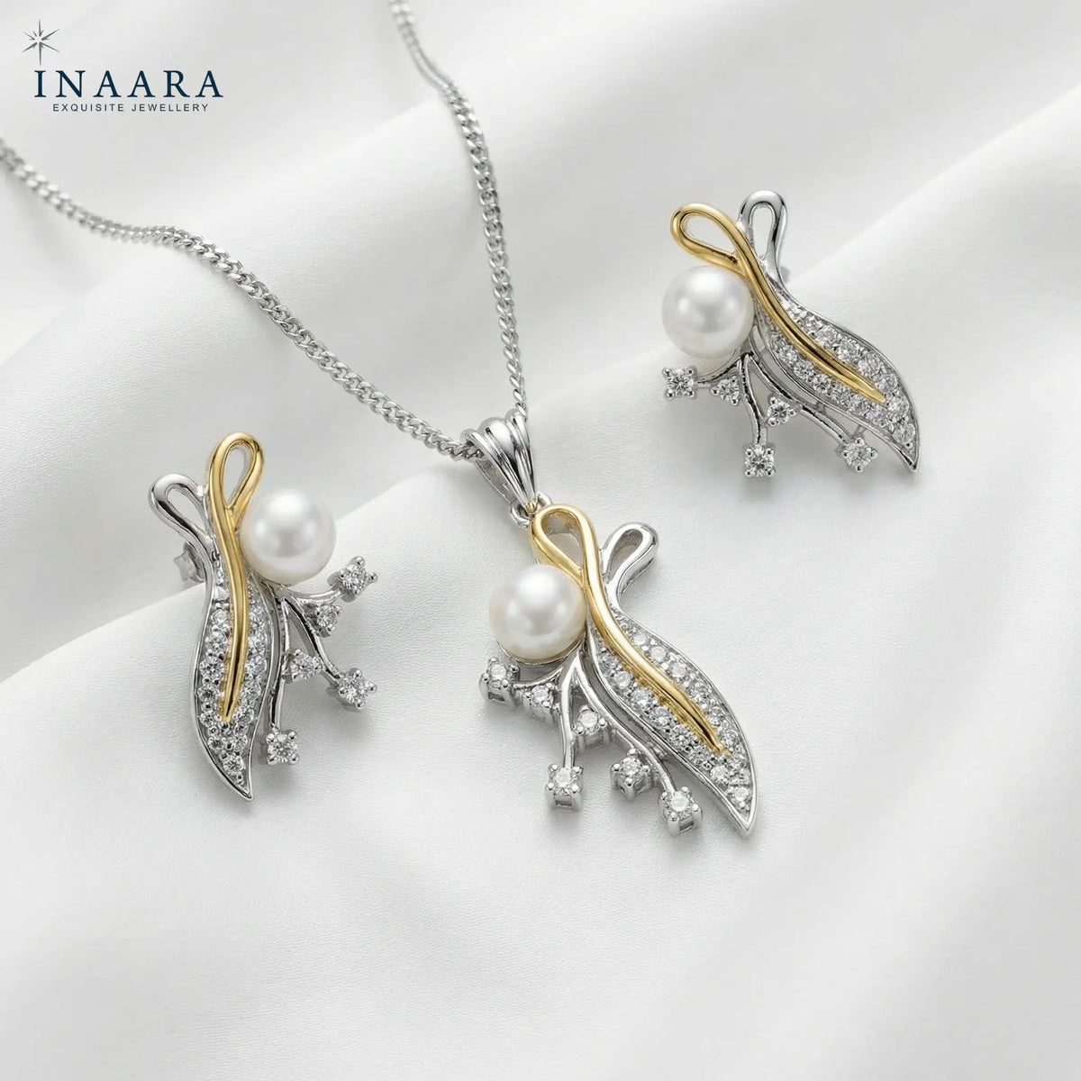 Raya Pearl Pendant Set