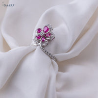 Ruby Bloom Ring