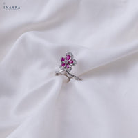 Ruby Bloom Ring