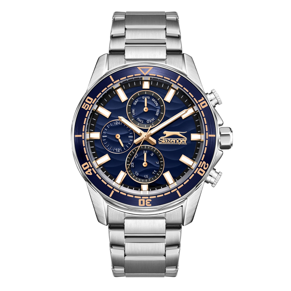 Slazenger SL.9.2396.2.03 Stainless Steel Multifunction Men Watch - Nizam Watch House