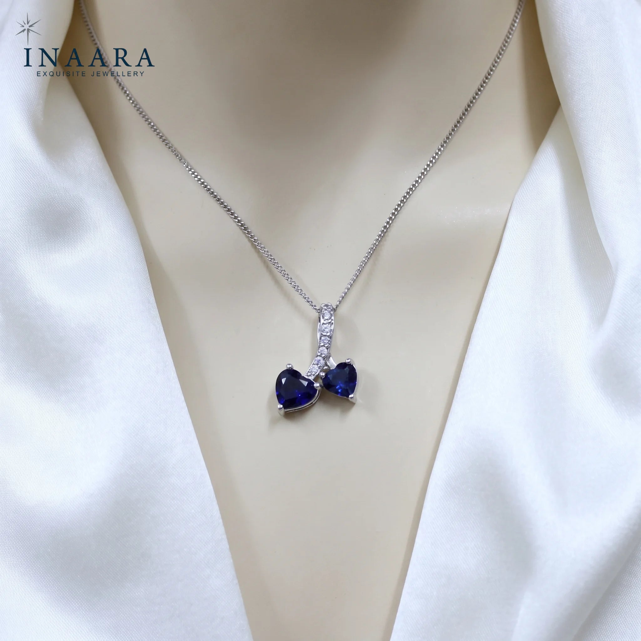 Synthetic Sapphire Pendant