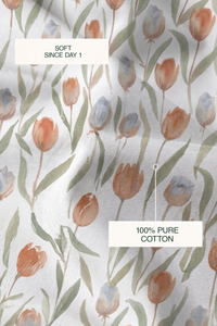Tulip Tepal Sateen Cushion Cover – view 3