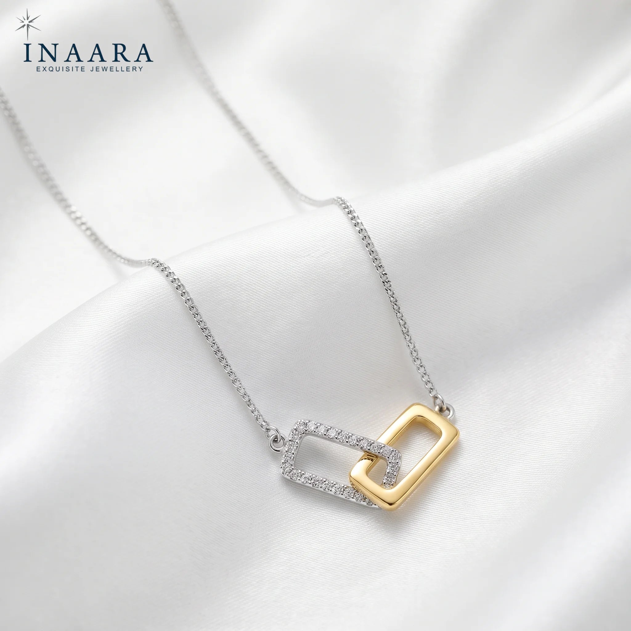Twin Elegance Mini-Necklace