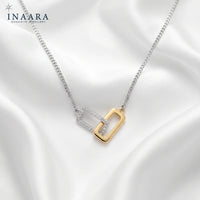 Twin Elegance Mini-Necklace