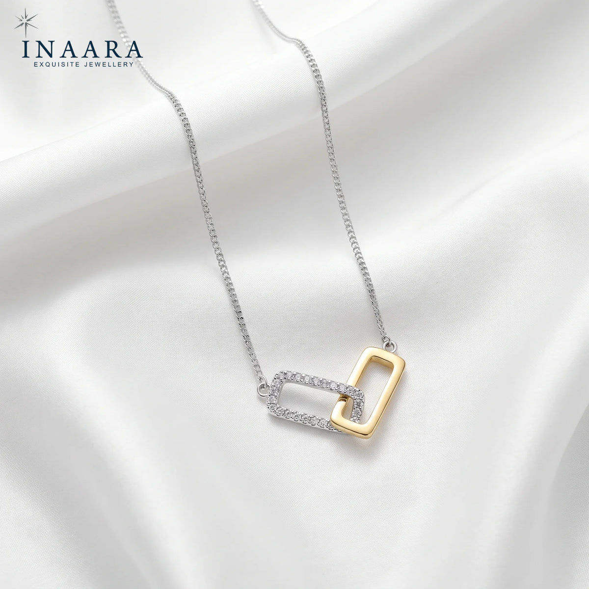 Twin Elegance Mini-Necklace