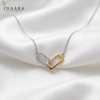 Twin Elegance Mini-Necklace