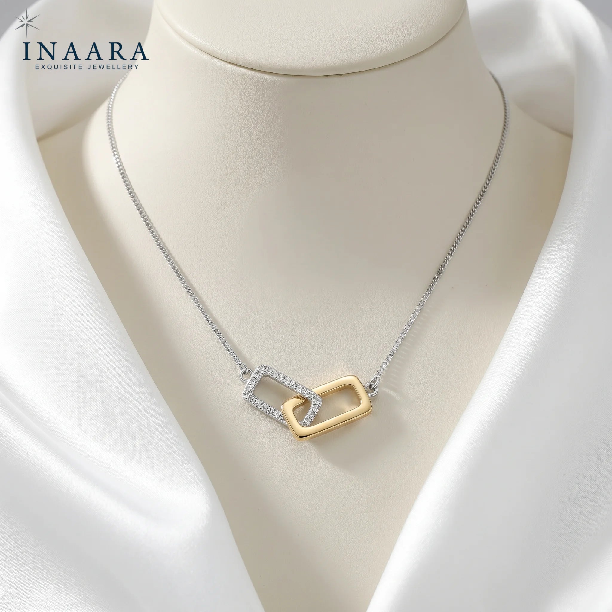 Twin Elegance Mini-Necklace