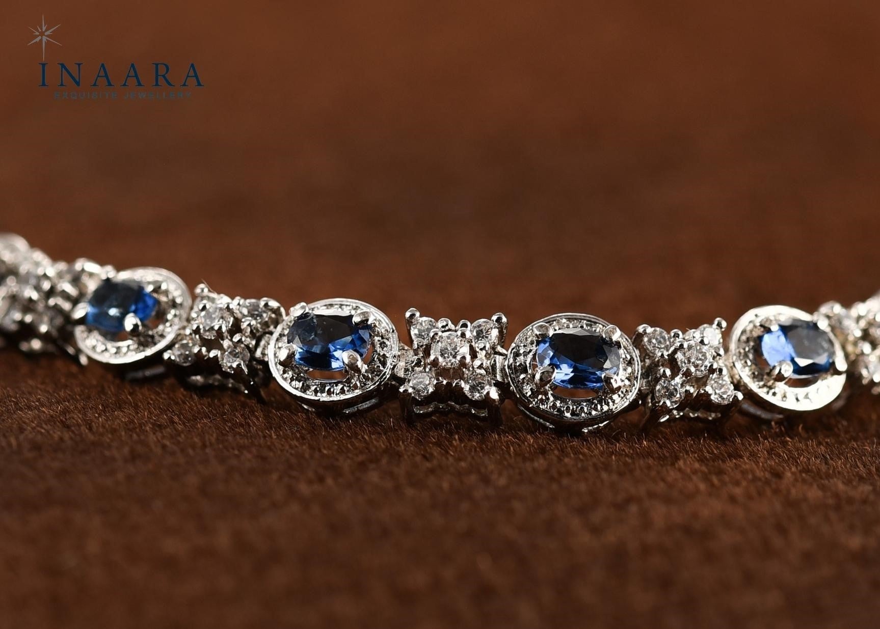 Blue Oval Bracelet