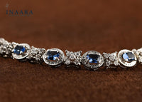 Blue Oval Bracelet