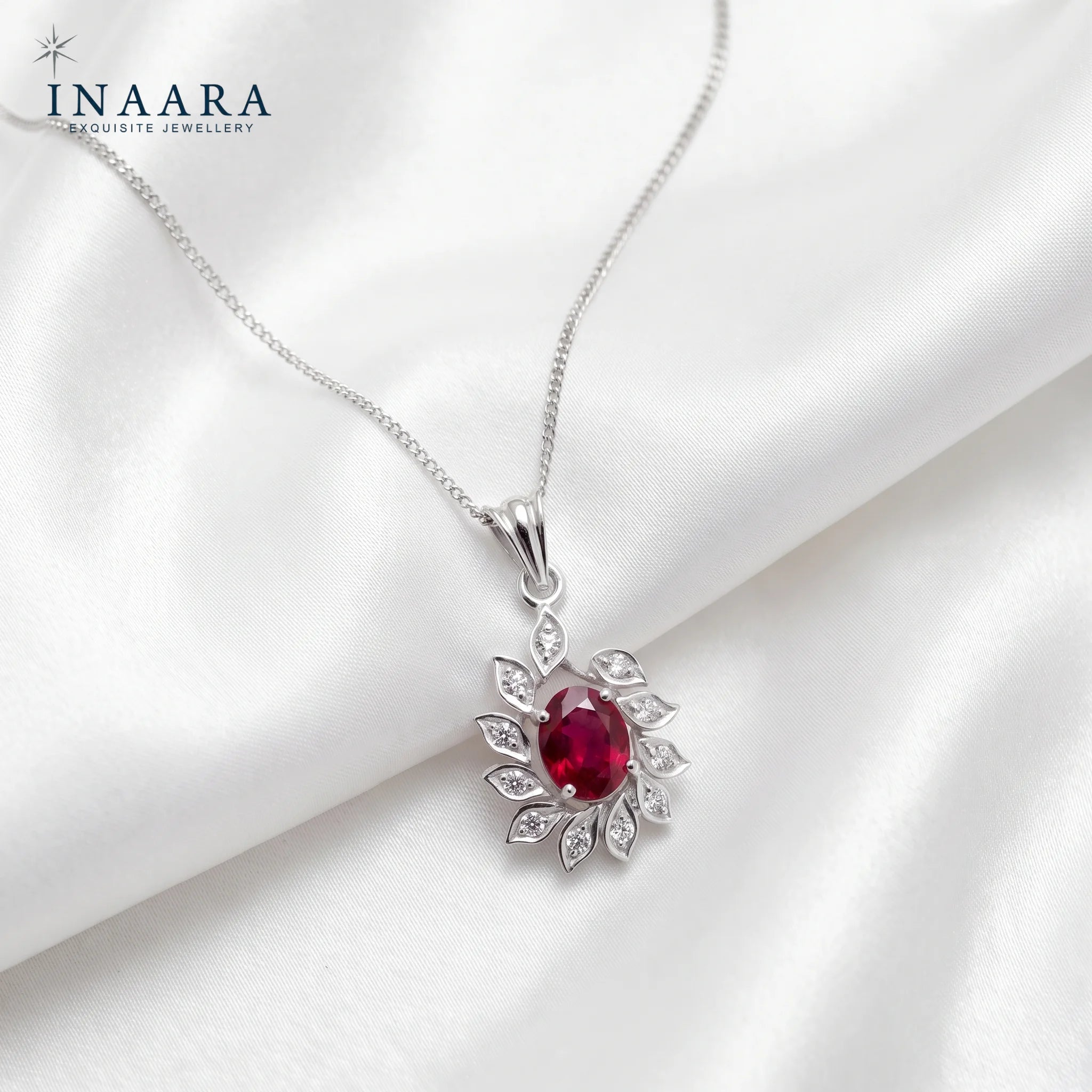 Scarlet Petal Pendant