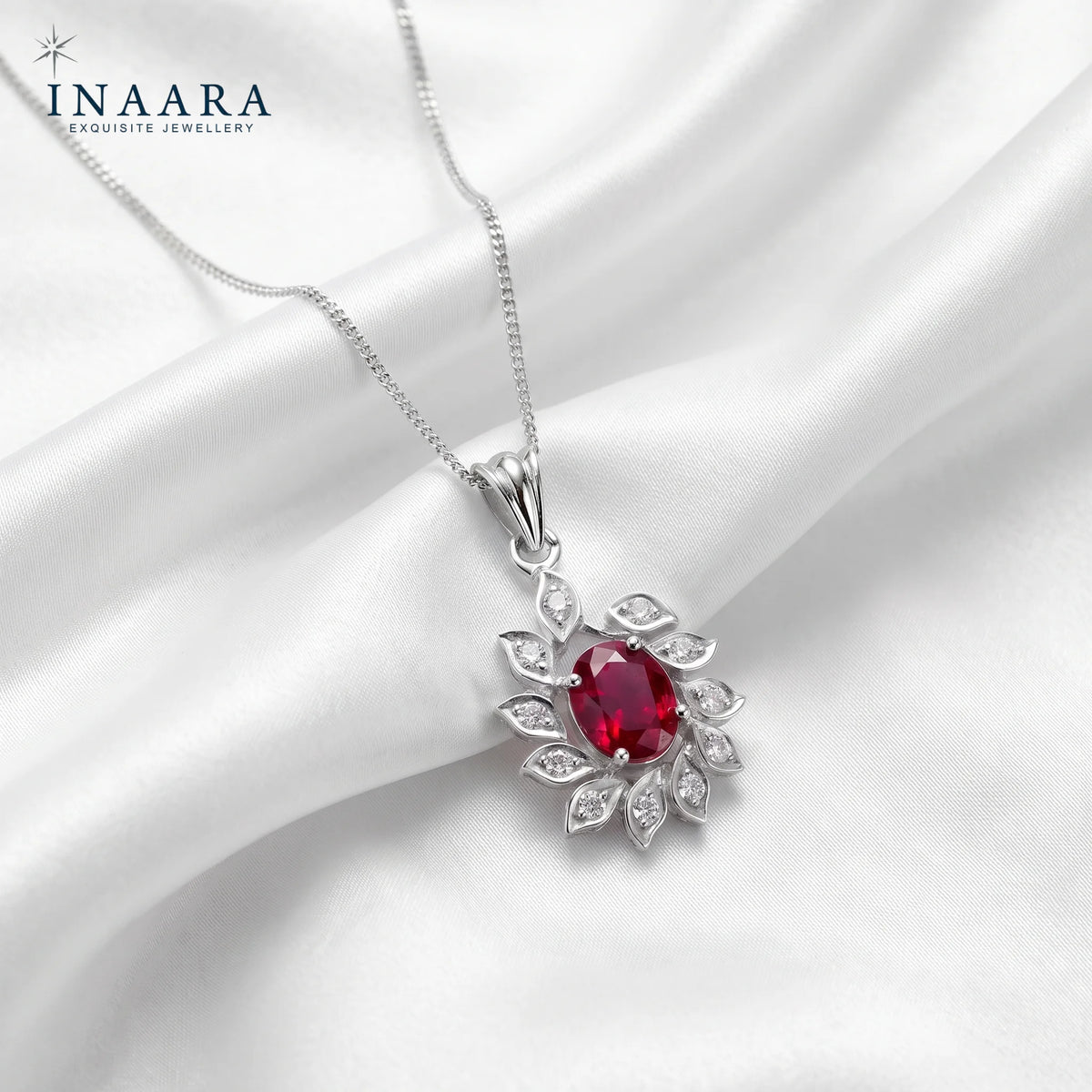 Scarlet Petal Pendant